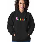 Fashion, accesorii si bijuterii - Femei - Imbracaminte femei - Hanorace femei - Hanorac Femei Barbapapa Logo Inspiratie, negru, marime 3XL - Infinity.ro