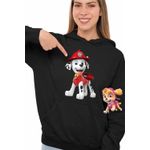 Fashion, accesorii si bijuterii - Femei - Imbracaminte femei - Hanorace femei - Hanorac Femei Paw Patrol Marshall Patrula Catelusilor Politist, negru, marime 3XL - Infinity.ro