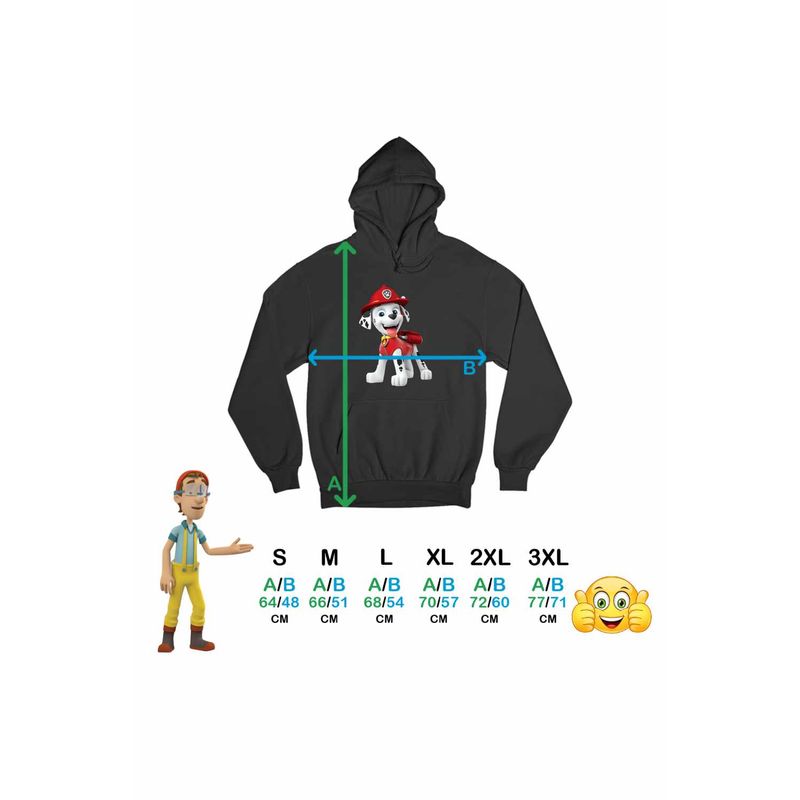 Fashion, accesorii si bijuterii - Femei - Imbracaminte femei - Hanorace femei - Hanorac Femei Paw Patrol Marshall Patrula Catelusilor Politist, negru, marime 3XL - Infinity.ro