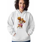 Fashion, accesorii si bijuterii - Femei - Imbracaminte femei - Hanorace femei - Hanorac Femei Paw Patrol Skye Patrula Catelusilor Pilot, alb, marime M - Infinity.ro