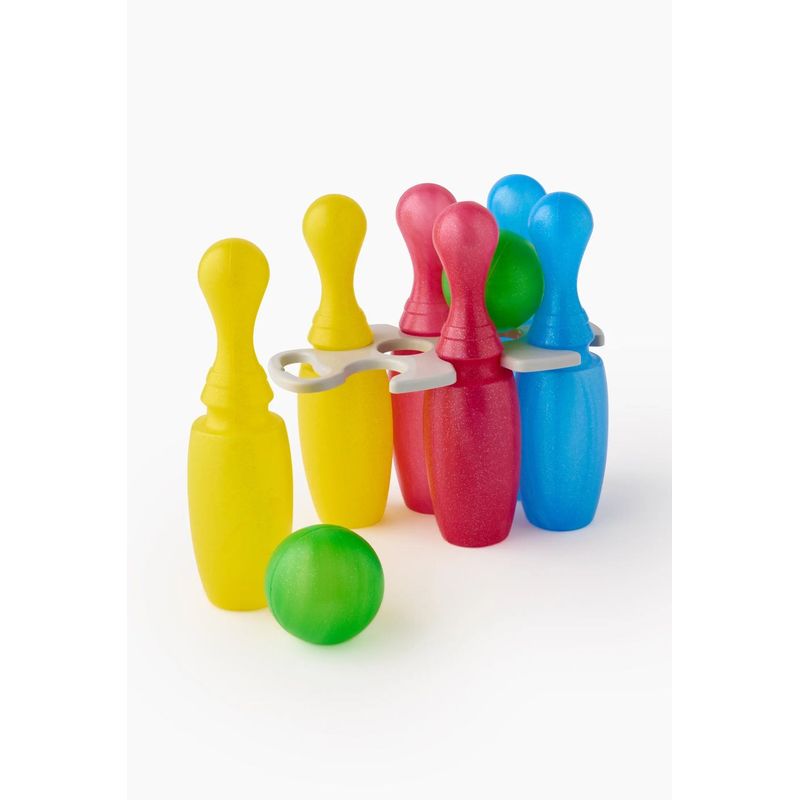 Jucarii, Copii si Bebe - Jucarii si jocuri - Jucarii de exterior - Alte jucarii de exterior - Ecoiffier set popice de bowling cu sclipici - Infinity.ro