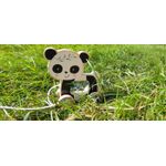 Jucarii, Copii si Bebe - Jucarii si jocuri - Jucarii bebelusi - Jucarii de tras/impins - Eichhorn jucarie de tras ursulet panda de lemn 15 cm - Infinity.ro
