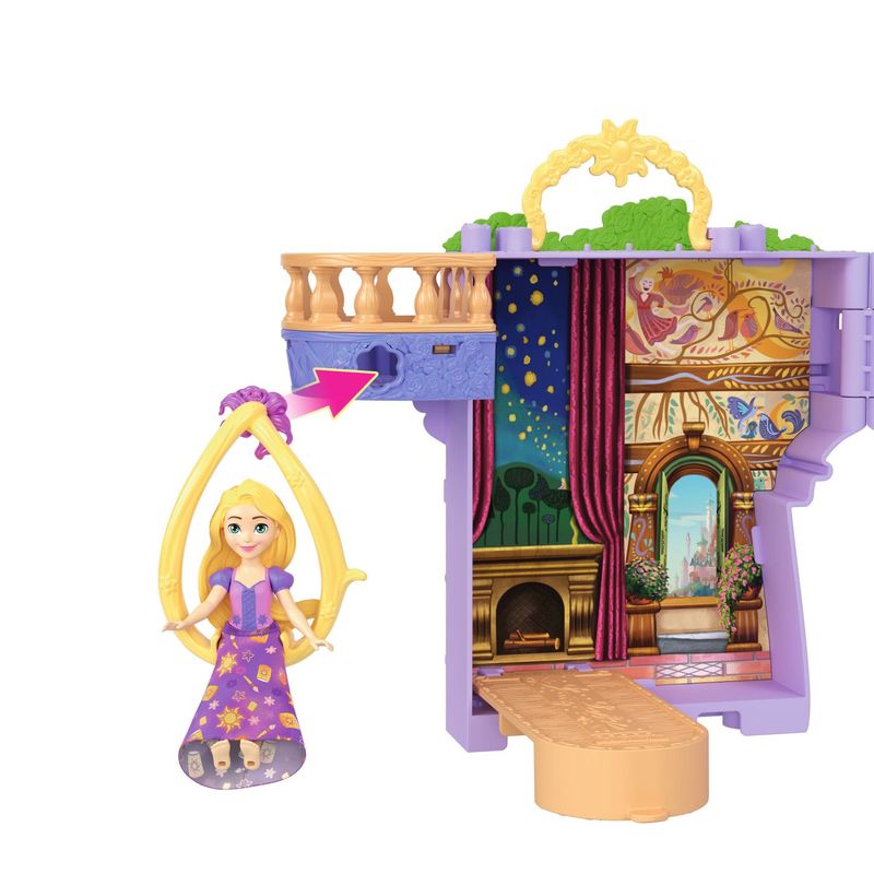 Jucarii, Copii si Bebe - Jucarii si jocuri - Papusi si accesorii - Casute de papusi si mobilier - Disney Princess set castelul lui Rapunzel cu accesorii - Infinity.ro
