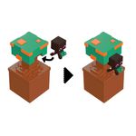 Jucarii, Copii si Bebe - Jucarii si jocuri - Seturi de constructie si cuburi - Seturi de constructie - Minecraft Mini Mode set explorare miniera verde - Infinity.ro