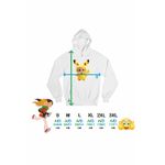 Fashion, accesorii si bijuterii - Femei - Imbracaminte femei - Hanorace femei - Hanorac Femei Labubu Pikachu Pokemon, alb, marime S - Infinity.ro