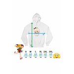 Fashion, accesorii si bijuterii - Femei - Imbracaminte femei - Hanorace femei - Hanorac Femei Labubu Skibidi Toilet, alb, marime 3XL - Infinity.ro