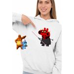 Fashion, accesorii si bijuterii - Femei - Imbracaminte femei - Hanorace femei - Hanorac Femei Peppa Star Wars Darth Maul, alb, marime XL - Infinity.ro