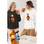 Fashion, accesorii si bijuterii - Femei - Imbracaminte femei - Hanorace femei - Hanorac Femei Curiosul George Maimuta Zoo, alb, marime M - Infinity.ro