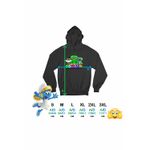 Fashion, accesorii si bijuterii - Femei - Imbracaminte femei - Hanorace femei - Hanorac Femei Banban Sheriff Jumbo BitterGiggle, negru, marime S - Infinity.ro