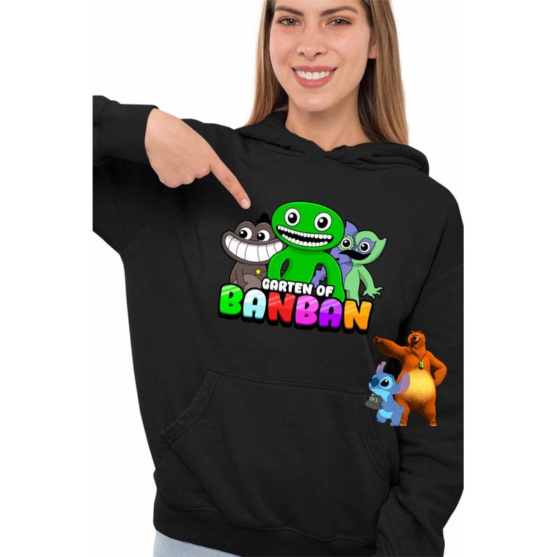 Fashion, accesorii si bijuterii - Femei - Imbracaminte femei - Hanorace femei - Hanorac Femei Banban Sheriff Jumbo BitterGiggle, negru, marime S - Infinity.ro