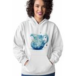 Fashion, accesorii si bijuterii - Femei - Imbracaminte femei - Hanorace femei - Hanorac Femei Varsator Baby Zodiac Horoscop Aquarius Astrologie, alb, marime L - Infinity.ro