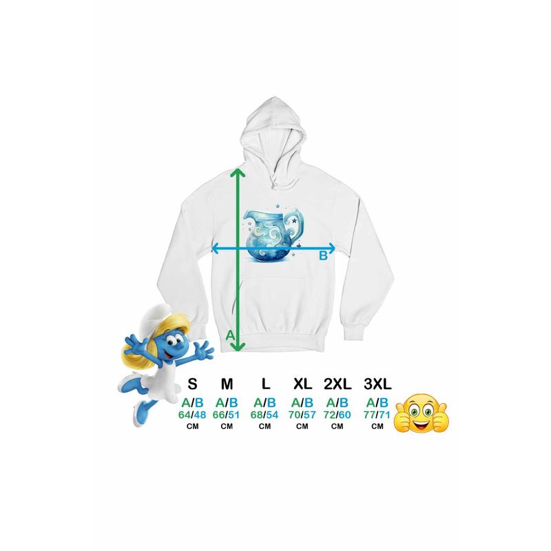 Fashion, accesorii si bijuterii - Femei - Imbracaminte femei - Hanorace femei - Hanorac Femei Varsator Baby Zodiac Horoscop Aquarius Astrologie, alb, marime L - Infinity.ro