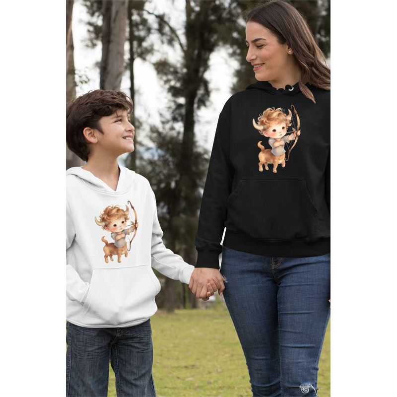 Fashion, accesorii si bijuterii - Femei - Imbracaminte femei - Hanorace femei - Hanorac Femei Sagetator Baby Zodiac Horoscop Sagittarius Astrologie, negru, marime XL - Infinity.ro