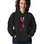 Fashion, accesorii si bijuterii - Femei - Imbracaminte femei - Hanorace femei - Hanorac Femei Zootopia Judy Deadpool, negru, marime XL - Infinity.ro