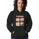Fashion, accesorii si bijuterii - Femei - Imbracaminte femei - Hanorace femei - Hanorac Femei Labubu Baby Sleep Somn Usor Bebelus, negru, marime 3XL - Infinity.ro