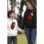 Fashion, accesorii si bijuterii - Femei - Imbracaminte femei - Hanorace femei - Hanorac Femei Miraculos Buburuza Marinette Ladybug Miraculous, negru, marime M - Infinity.ro