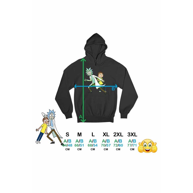 Fashion, accesorii si bijuterii - Femei - Imbracaminte femei - Hanorace femei - Hanorac Femei Rick and Morty Fanart Aventuri, negru, marime S - Infinity.ro