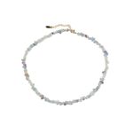 Fashion, accesorii si bijuterii - Femei - Bijuterii femei - Coliere femei - Colier realizat din fragmente minerale, prindere din otel inoxidabil, Fluorit - Infinity.ro