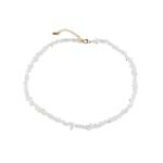 Fashion, accesorii si bijuterii - Femei - Bijuterii femei - Coliere femei - Colier realizat din fragmente minerale, prindere din otel inoxidabil, Cristal - Infinity.ro