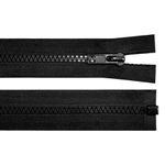 Casa si Gradina - Decoratiuni - DIY - Articole mercerie - Fermoar plastic detasabil Crisalida, lungime 80 cm, Negru - Infinity.ro