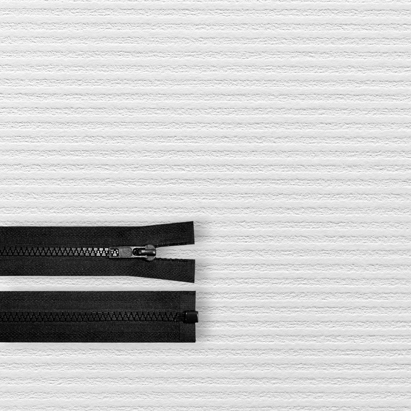 Casa si Gradina - Decoratiuni - DIY - Articole mercerie - Fermoar plastic detasabil Crisalida, lungime 80 cm, Negru - Infinity.ro