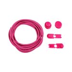 Casa si Gradina - Decoratiuni - DIY - Articole mercerie - Set 2 sireturi elastice reflectorizante Crisalida, lungime 120 cm, Fucsia - Infinity.ro