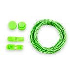 Casa si Gradina - Decoratiuni - DIY - Articole mercerie - Set 2 sireturi elastice reflectorizante Crisalida, lungime 120 cm, Verde neon - Infinity.ro