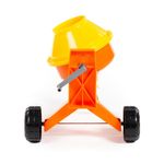 Jucarii, Copii si Bebe - Jucarii si jocuri - Vehicule si jucarii cu telecomanda - Utilaje constructie de jucarie - Mini Betoniera de Jucarie Polesie 28 cm, Tambur Rotativ cu Manivela, Sistem de Inclinare, Roti de Deplasare, 3 ani+ - Infinity.ro