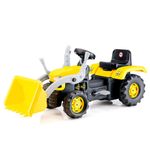 Jucarii, Copii si Bebe - Jucarii si jocuri - Jucarii de exterior - Masinute si vehicule pentru copii - Tractor cu Pedale si Cupa Excavator Dolu 113 cm, Volan cu Claxon, Manevrare Usor de Folosit, Jucarie de Exterior Copii - Infinity.ro