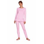 Fashion, accesorii si bijuterii - Femei - Lenjerie si pijamale femei - Pijamale femei - Pijamale dama Andra,Roz, marime  L Roz L INTL - Infinity.ro