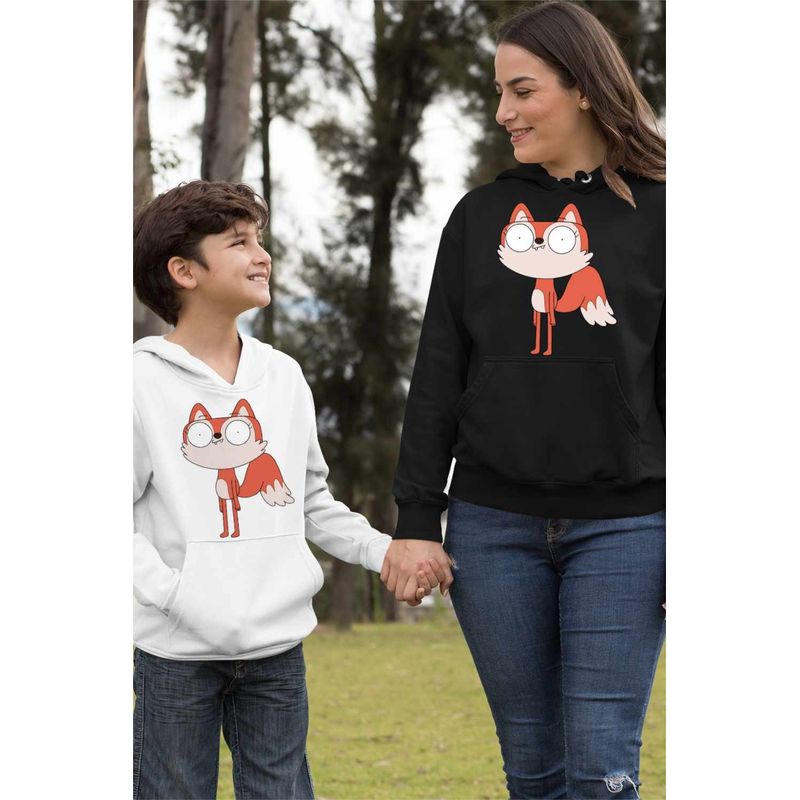 Fashion, accesorii si bijuterii - Femei - Imbracaminte femei - Hanorace femei - Hanorac Femei Candle Fox Kiff Dublat, negru, marime S - Infinity.ro