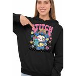 Fashion, accesorii si bijuterii - Femei - Imbracaminte femei - Hanorace femei - Hanorac Femei Labubu Stitch Stich, negru, marime S - Infinity.ro