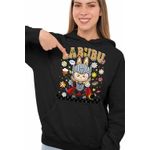 Fashion, accesorii si bijuterii - Femei - Imbracaminte femei - Hanorace femei - Hanorac Femei Labubu Thor Ragnarok, negru, marime S - Infinity.ro