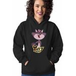 Fashion, accesorii si bijuterii - Femei - Imbracaminte femei - Hanorace femei - Hanorac Femei Taffy Mish Desen Animat, negru, marime S - Infinity.ro