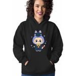 Fashion, accesorii si bijuterii - Femei - Imbracaminte femei - Hanorace femei - Hanorac Femei Labubu Banchet Absolvire Graduate, negru, marime S - Infinity.ro