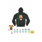 Fashion, accesorii si bijuterii - Femei - Imbracaminte femei - Hanorace femei - Hanorac Femei Labubu Winnie the Pooh Ursulet de plus, negru, marime S - Infinity.ro