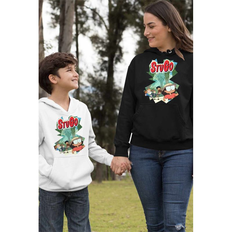 Fashion, accesorii si bijuterii - Femei - Imbracaminte femei - Hanorace femei - Hanorac Femei StuGo Insula Pierduta, negru, marime S - Infinity.ro