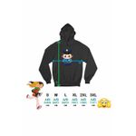 Fashion, accesorii si bijuterii - Femei - Imbracaminte femei - Hanorace femei - Hanorac Femei Labubu Politist, negru, marime S - Infinity.ro