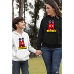 Fashion, accesorii si bijuterii - Femei - Imbracaminte femei - Hanorace femei - Hanorac Femei Banban Happy Desene Animate, negru, marime S - Infinity.ro