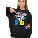 Fashion, accesorii si bijuterii - Femei - Imbracaminte femei - Hanorace femei - Hanorac Femei Cyborg Tineri Titani Teen Titans Go, negru, marime S - Infinity.ro