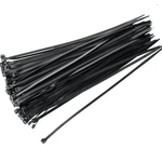 Casa si Gradina - Constructii - Feronerie si accesorii - Suruburi, dibluri si accesorii uz general - Coliere plastic strangere, zimtate, negre, 7.6X540MM INDEX (100Buc), BN76540 - Infinity.ro