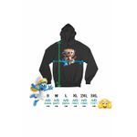 Fashion, accesorii si bijuterii - Femei - Imbracaminte femei - Hanorace femei - Hanorac Femei Stitch Balerina Cappucina Tiktok, negru, marime S - Infinity.ro