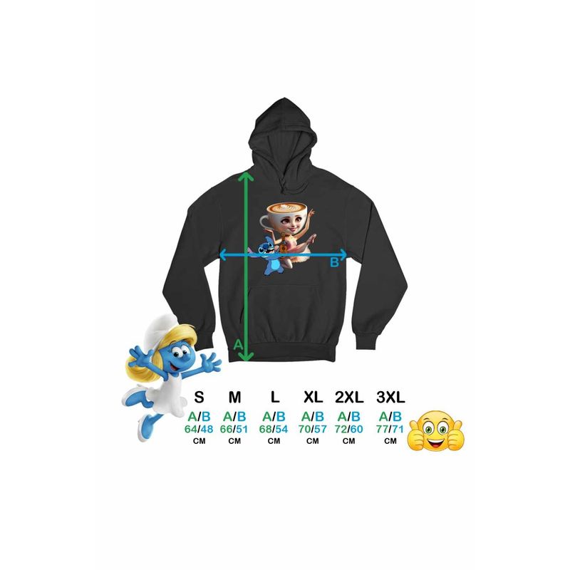 Fashion, accesorii si bijuterii - Femei - Imbracaminte femei - Hanorace femei - Hanorac Femei Stitch Balerina Cappucina Tiktok, negru, marime S - Infinity.ro