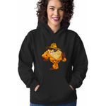 Fashion, accesorii si bijuterii - Femei - Imbracaminte femei - Hanorace femei - Hanorac Femei Taz Mafiot Diavol Tasmanian, negru, marime S - Infinity.ro