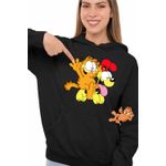 Fashion, accesorii si bijuterii - Femei - Imbracaminte femei - Hanorace femei - Hanorac Femei Garfield Odie Calare Joaca, negru, marime S - Infinity.ro
