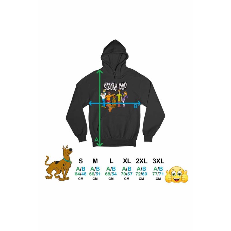 Fashion, accesorii si bijuterii - Femei - Imbracaminte femei - Hanorace femei - Hanorac Femei ScoobyDoo Mister Rezolvat All Gang, negru, marime S - Infinity.ro