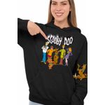Fashion, accesorii si bijuterii - Femei - Imbracaminte femei - Hanorace femei - Hanorac Femei ScoobyDoo Mister Rezolvat All Gang, negru, marime S - Infinity.ro