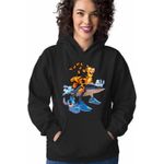 Fashion, accesorii si bijuterii - Femei - Imbracaminte femei - Hanorace femei - Hanorac Femei Tigger Tralalero Tralala Stitch Tigru Rechin, negru, marime S - Infinity.ro