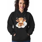 Fashion, accesorii si bijuterii - Femei - Imbracaminte femei - Hanorace femei - Hanorac Femei Taur Baby Zodiac Horoscop Taurus Astrologie, negru, marime S - Infinity.ro