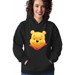 Fashion, accesorii si bijuterii - Femei - Imbracaminte femei - Hanorace femei - Hanorac Femei Winnie the Puh Pooh Cartoon, negru, marime S - Infinity.ro